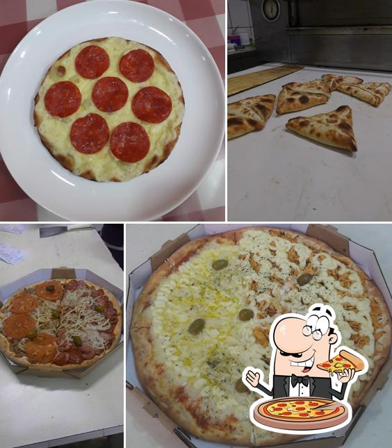No Esfiharia & Pizzaria Romana, você pode provar pizza