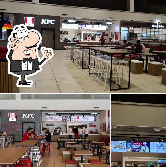 Gli interni di KFC