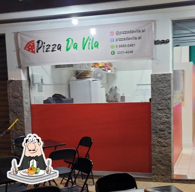 Comida em Lanchonete e Pizzaria da Vila