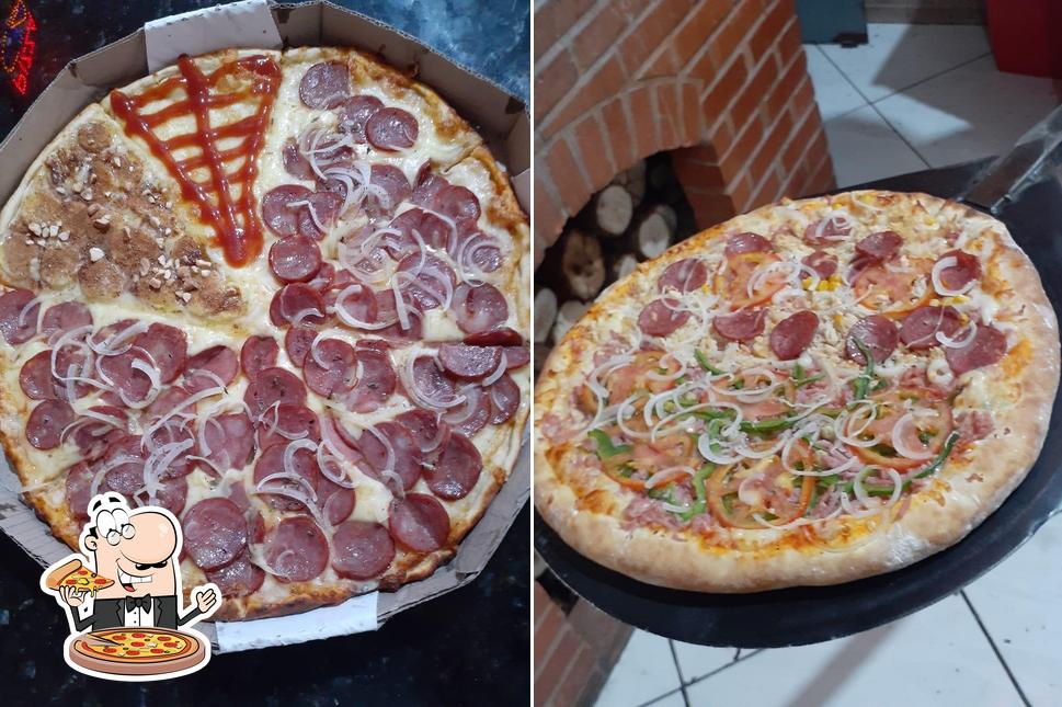 Peça diversos variedades de pizza