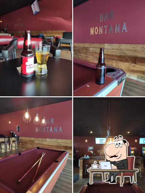L’image de la intérieur et boire concernant Bar Montana (Le)