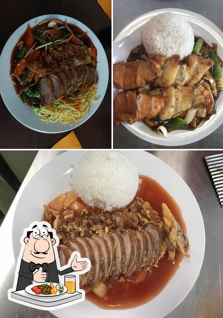 Essen im Asia Imbiss Dr. Wok