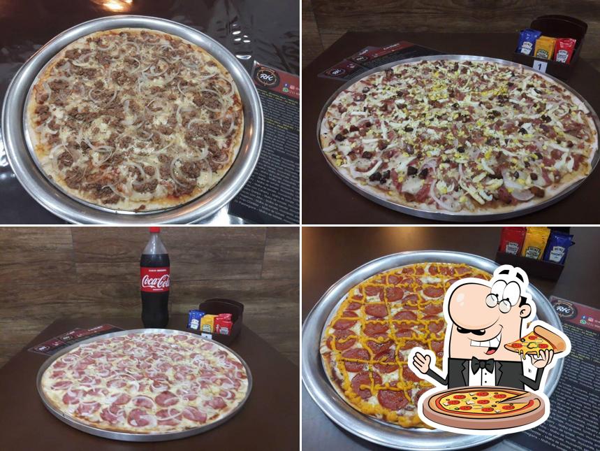 No RK Pizzas, você pode degustar pizza