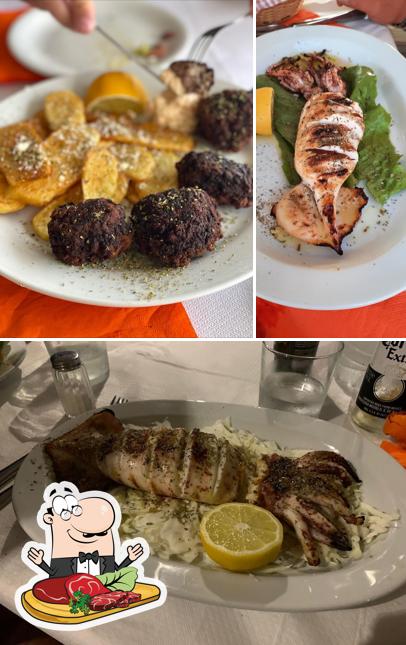 Prueba una receta con carne en Vrahos Restaurant