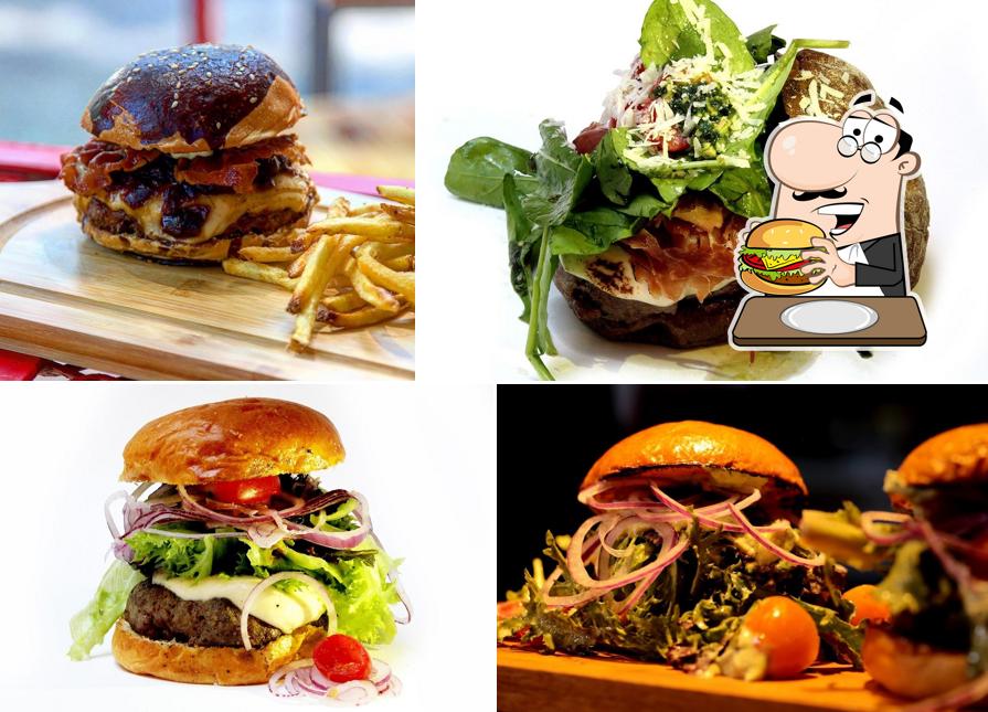 Os hambúrgueres do Da Vinci Burger and Restaurant irão saciar diferentes gostos