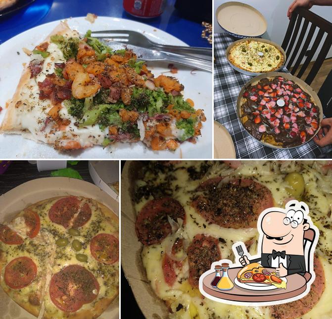 Escolha diferentes tipos de pizza