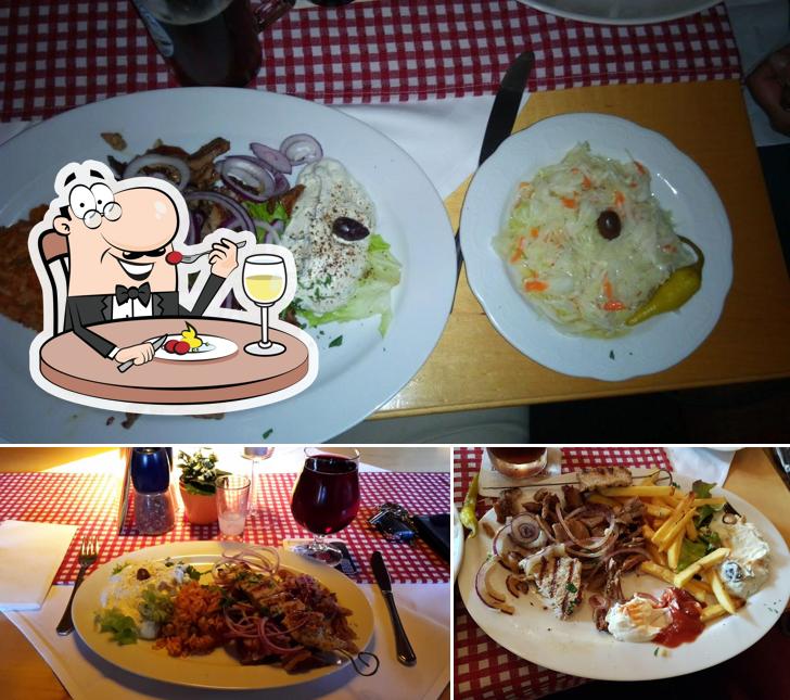 Еда в "Restaurant Poseidon - griechische Spezialitäten"