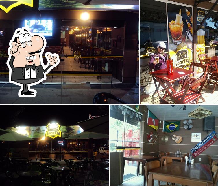 O interior do Boteco Sports Bar Restaurante Choperia