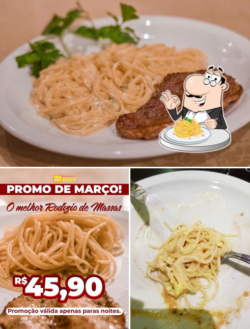 Espaguete carbonara em Restaurante Modelo Grill