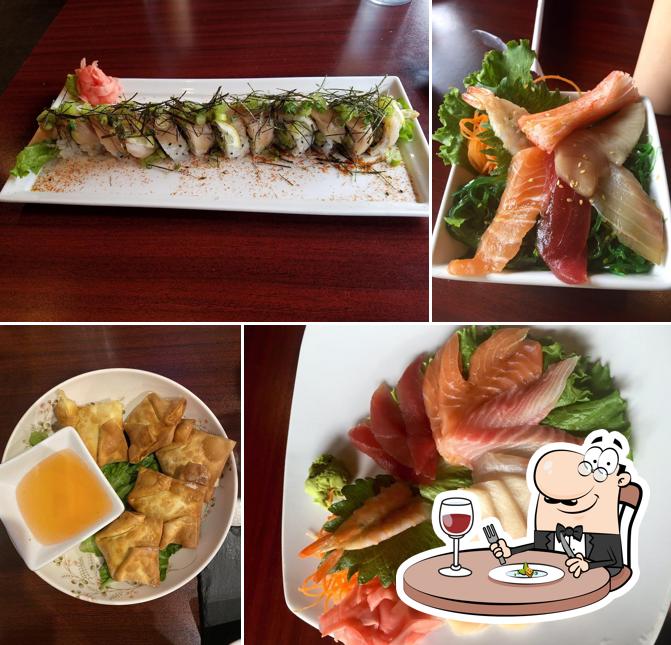 Platos en Sushi Time Towa