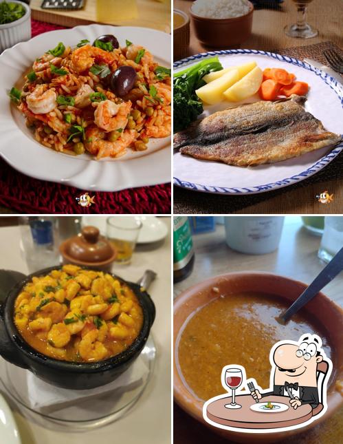 Camarões ao alho em Caldo de Piranha Bar e Restaurante