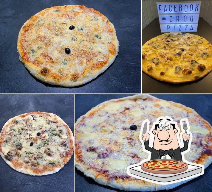 Choisissez des pizzas à Croq'pizza