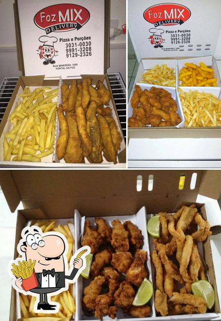 Peça batatas fritas no Foz mix delivery