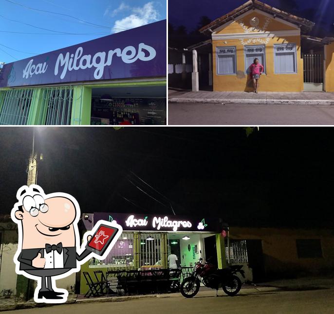 La parte exterior de Açaí Milagres