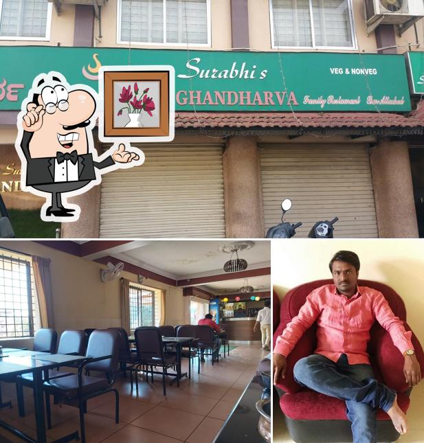 The interior of Gandharva Bar and Restaurant
