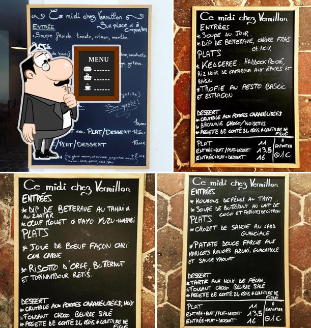 Check out the menu on the blackboard