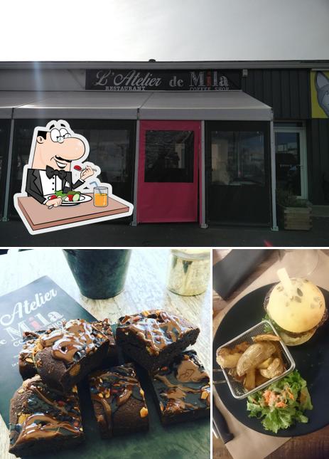 Vérifiez la photo indiquant la nourriture et extérieur concernant Restaurant l'Atelier de Mila