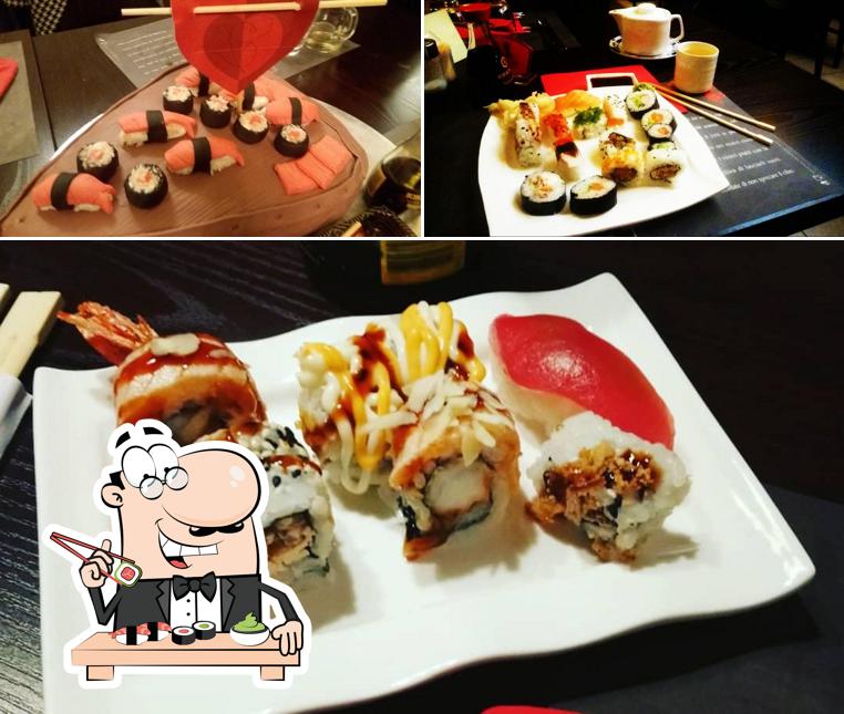Il sushi è il cibo tradizionale della cucina giapponese