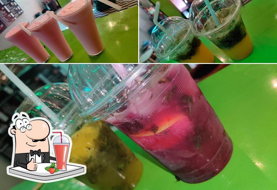 Hideout cafe & restaurant serves a selection of beverages