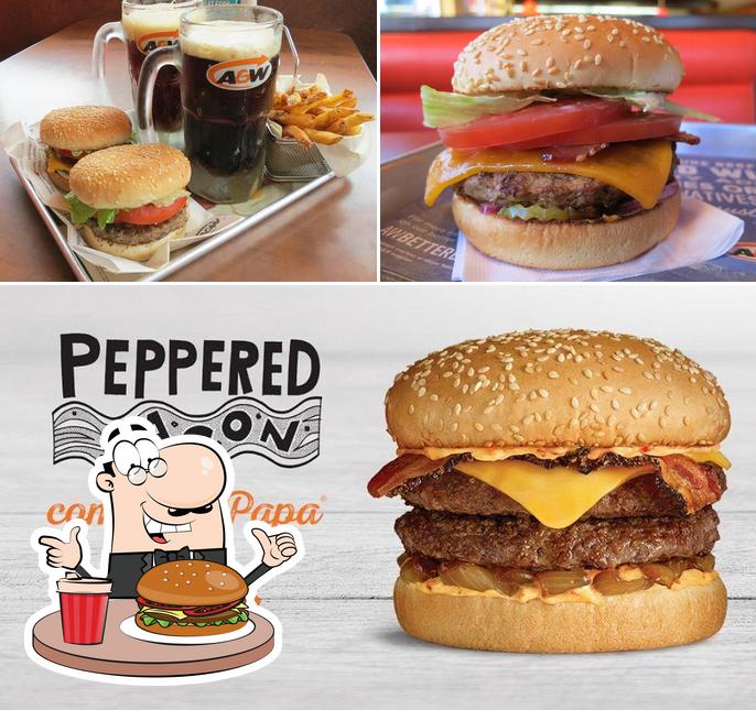 Essayez un hamburger à A&W Canada