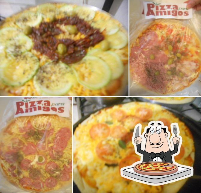 Consiga pizza no Pizza para amigos