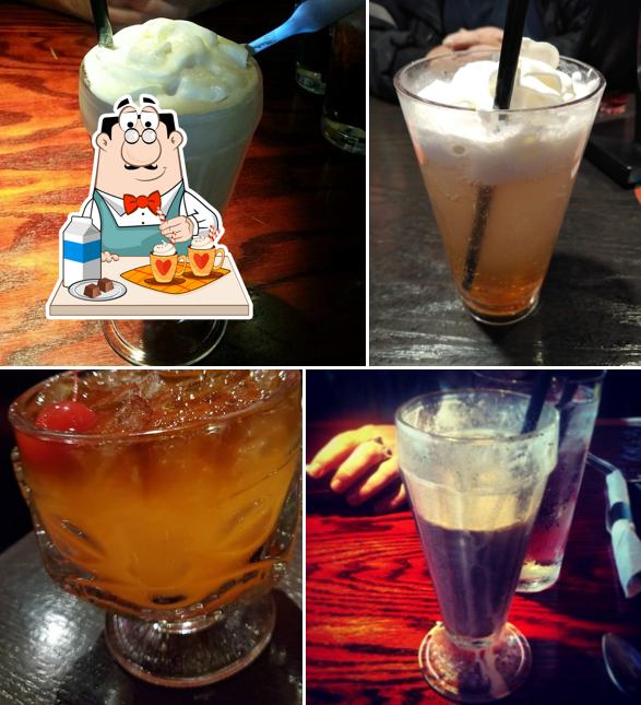 Enjoy a drink at Red Robin Gourmet Burgers and Brews