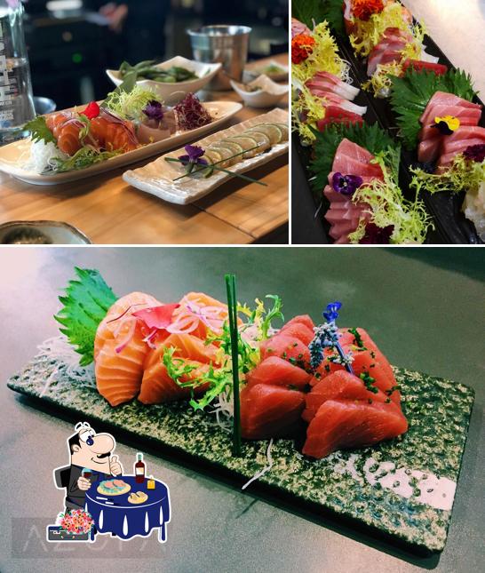 Sashimi à Restaurant Azura