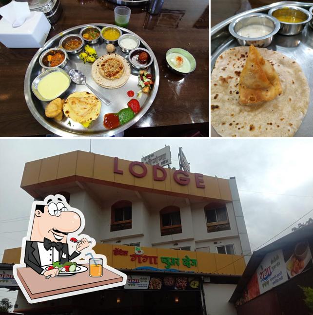 Food at Ganga Pure Veg - Rajasthani thali Gujarati thali thali Veg hotel restaurant