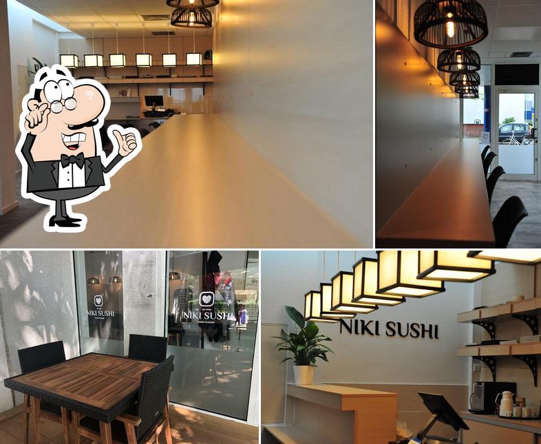 L'intérieur de Niki Sushi