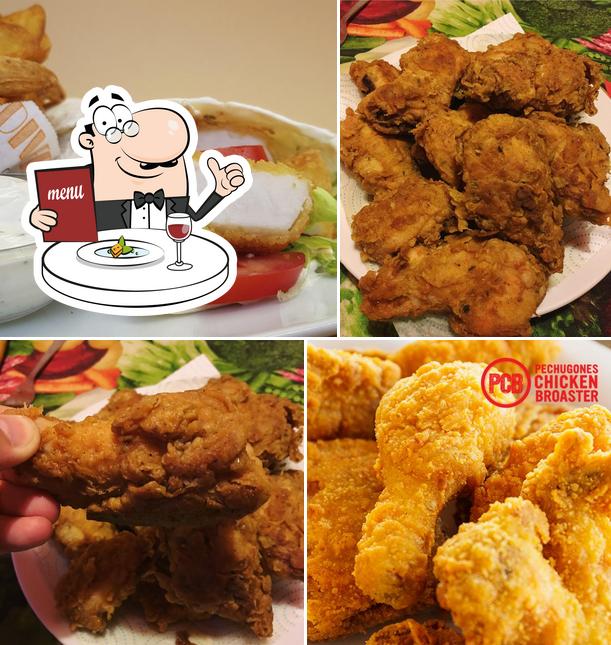 Еда в "Pechugones Chicken Broaster (PCB)"