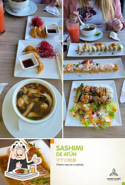 Food at Umai Sushi