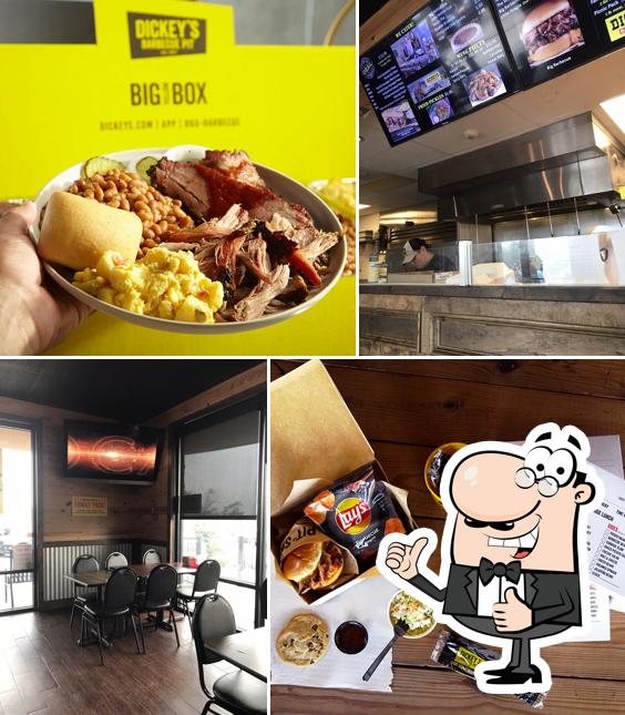 Look at the picture of Dickey's Barbecue Pit