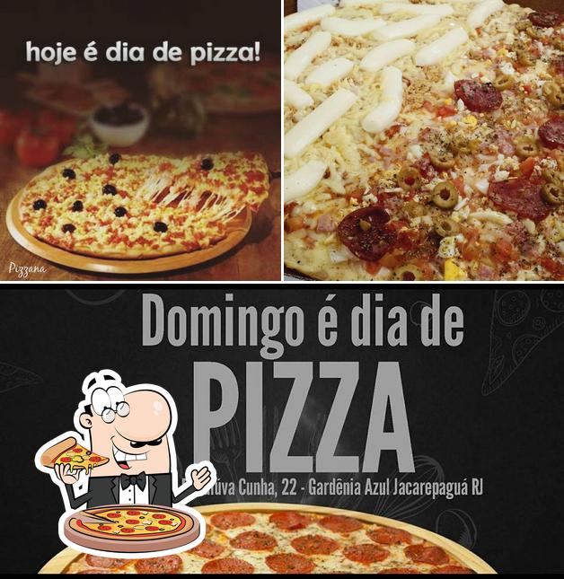 Elige una pizza en Pizzana Rio de Janeiro RJ