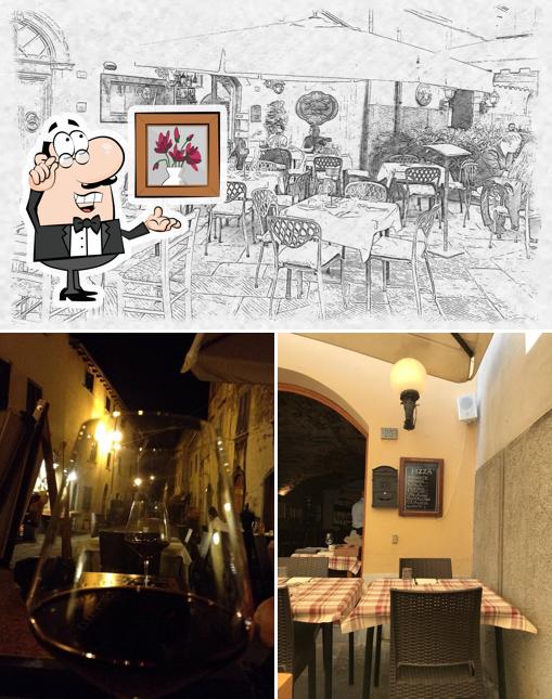 Il Cantuccio Restaurant Wine Bar - Castellina si caratterizza per la interni e vino