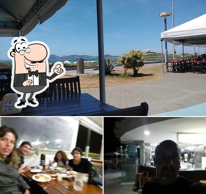 Observa las fotos donde puedes ver interior y comedor en Quiosque e Restaurante Atlântico Sul