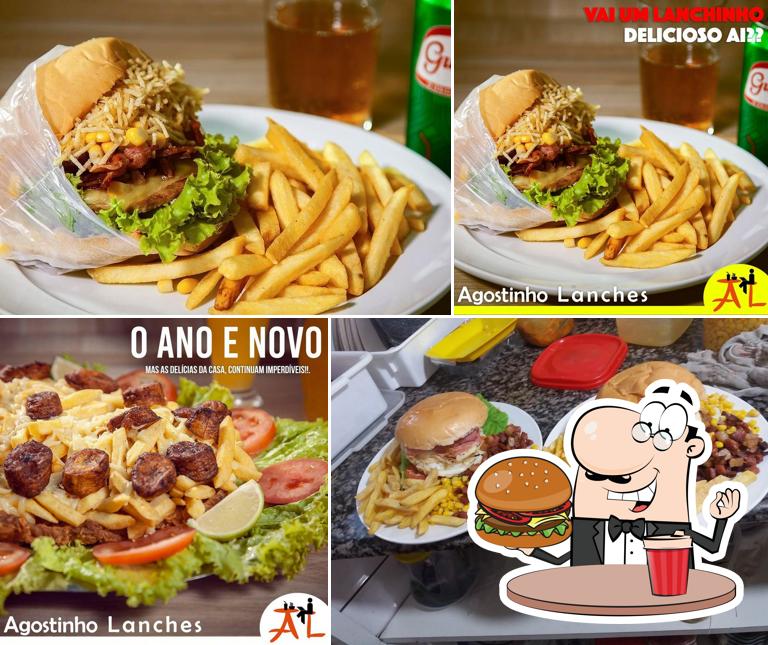 Consiga um hambúrguer no Agostinho Lanches