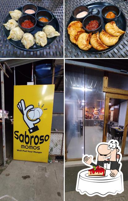 Sabroso Momos offers a range of sweet dishes