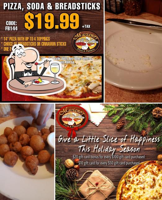 Maciano's Pizza & Pastaria in Yorkville Restaurant menu and reviews
