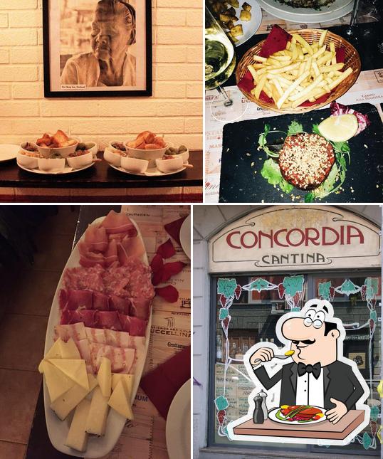 Еда в "Cantina Concordia"