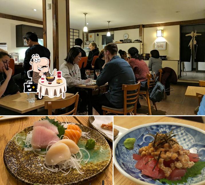 Parmi les diverses choses de la nourriture et la intérieur, une personne peut trouver sur Bistro Japonais Furusato