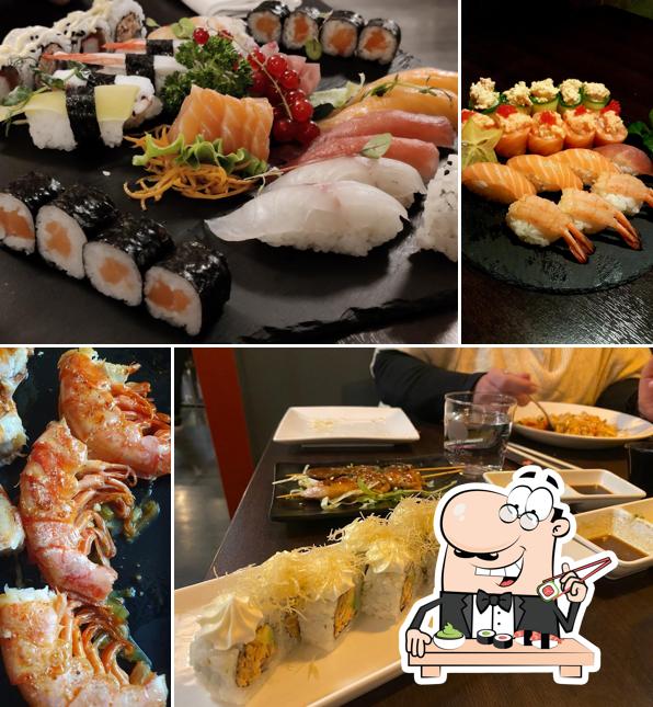 Prenditi le varie opzioni di sushi