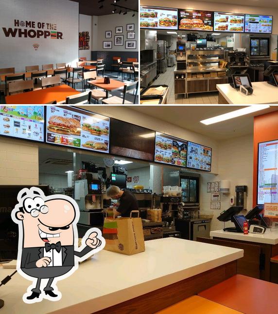 L'intérieur de Burger King