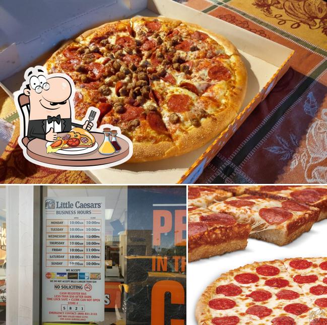 Try out pizza at Little Caesars Pizza