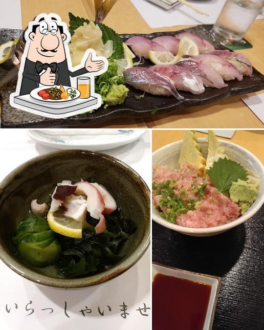 Еда в "Zinen Ya Japanese Restaurant"
