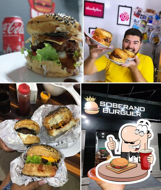 Os hambúrgueres do Soberano Burguer irão satisfazer diferentes gostos