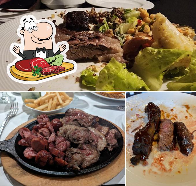 Pick meat dishes at Leblon Steak Churrascaria