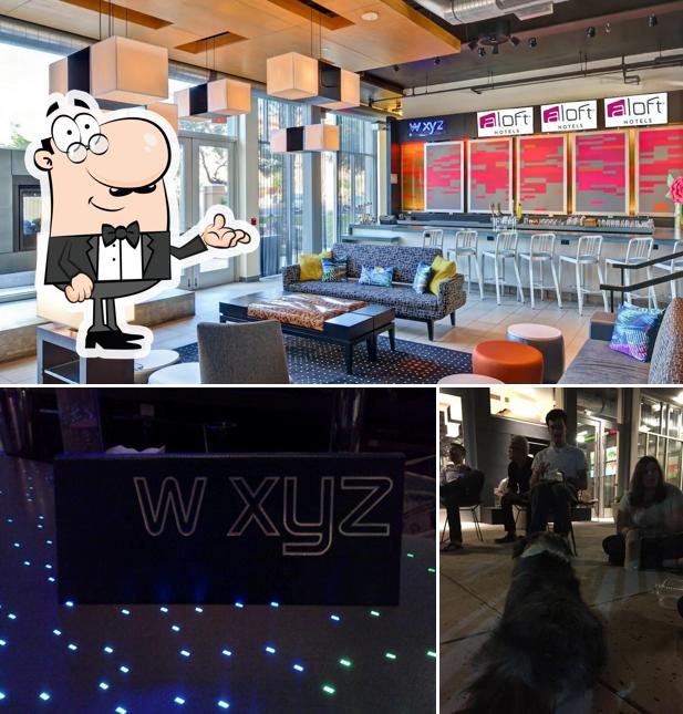 The interior of W XYZ Bar