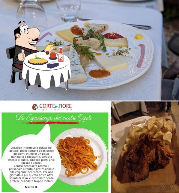Piatto di formaggi al Agriturismo Corte in Fiore