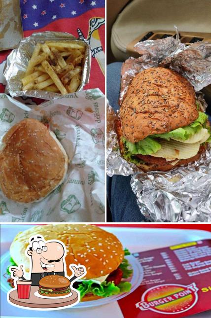 Get a burger at Burger Point