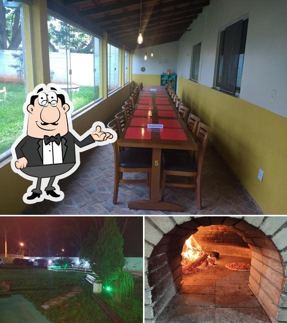 O interior do Cantinho da Pizza DF 475